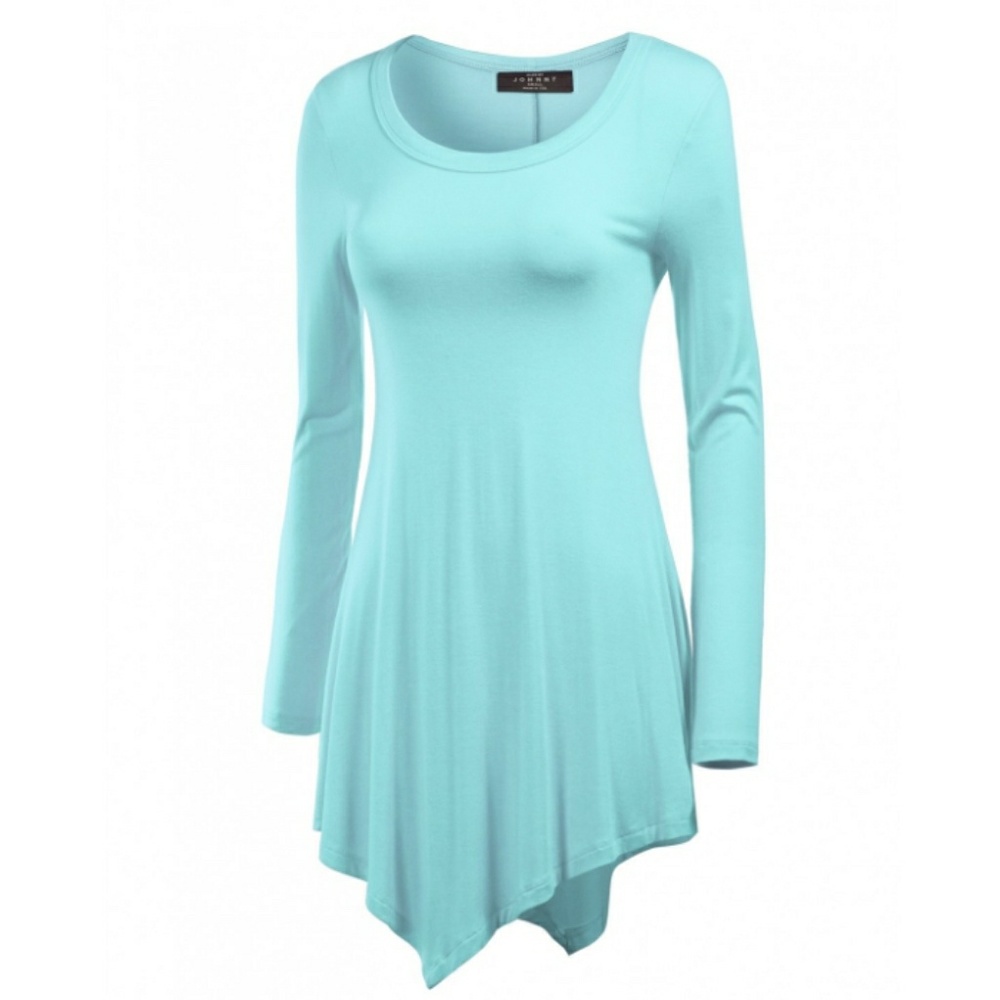 🆕⭐Aqua blue green tunic lightweight top - Picture 2 of 7